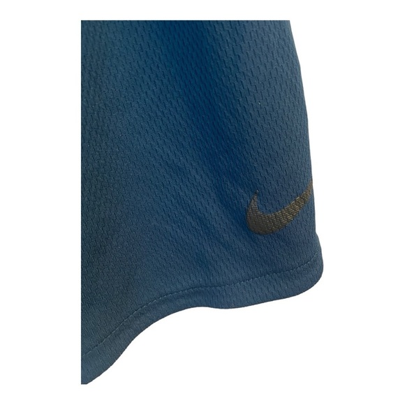 Nike Dri-Fit Green/Blue  Mesh Elastic Waist Long Athletic Shorts Sz M - Picture 4 of 9